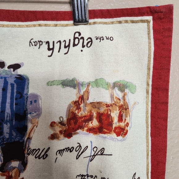 Williams Sonoma 12 Days Of Christmas Napkin #8 - Picture 2 of 4